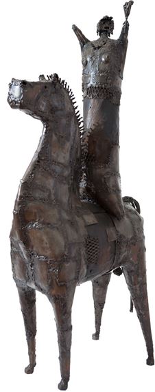 Guerreira com Cavalo by Francisco Stockinger