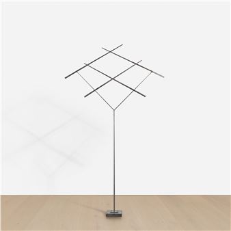 Four Lines Oblique Gyratory - Tall Stem - George Rickey