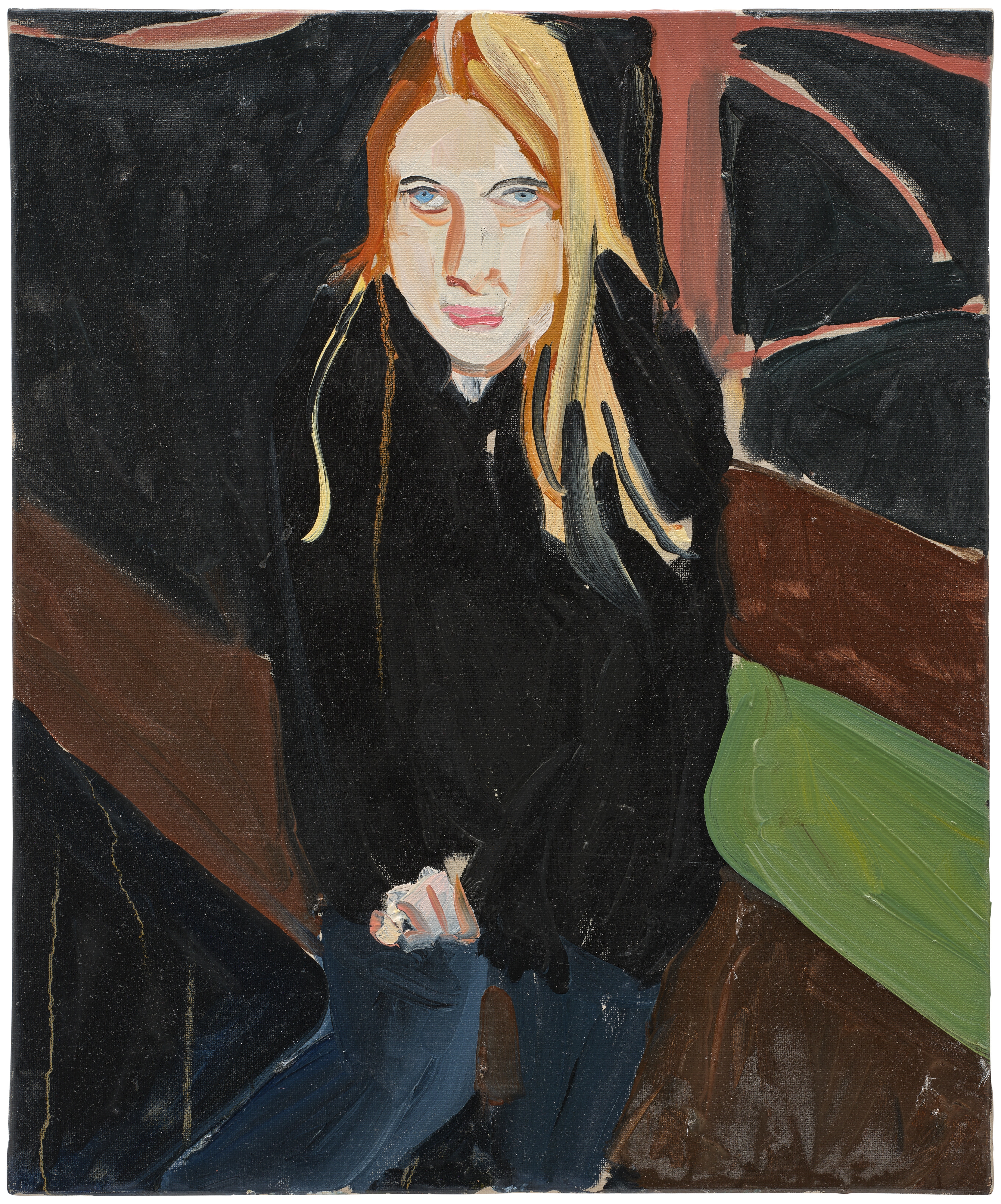 Artwork by Chantal Joffe, Moll, Made of oil on canvas