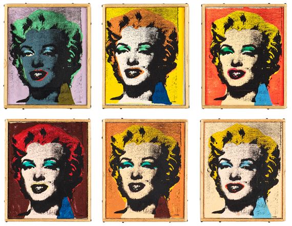 Richard Pettibone | Andy Warhol, Six Marilyns, 1962 (1973) | MutualArt