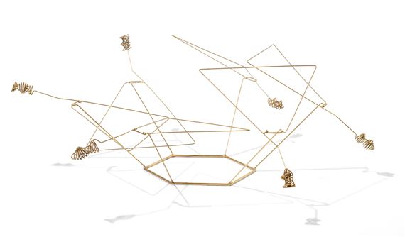 Six Triangles in a Hexagon - George Rickey