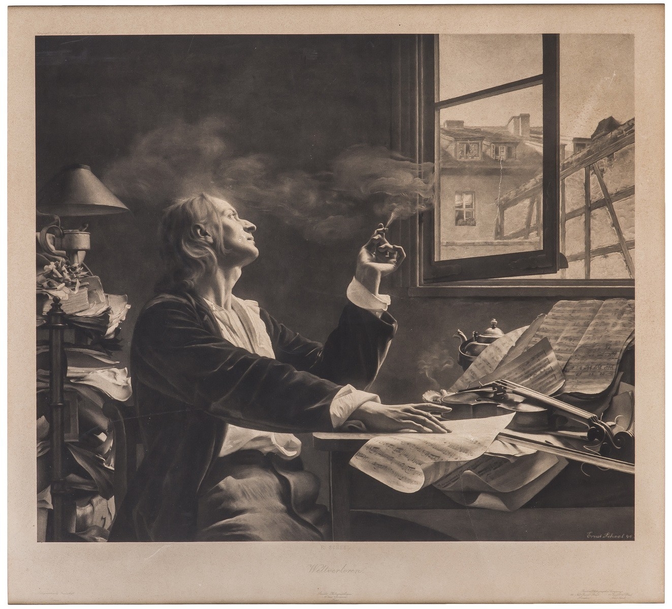 Ernst Scheel | Forgotten (1896) | MutualArt