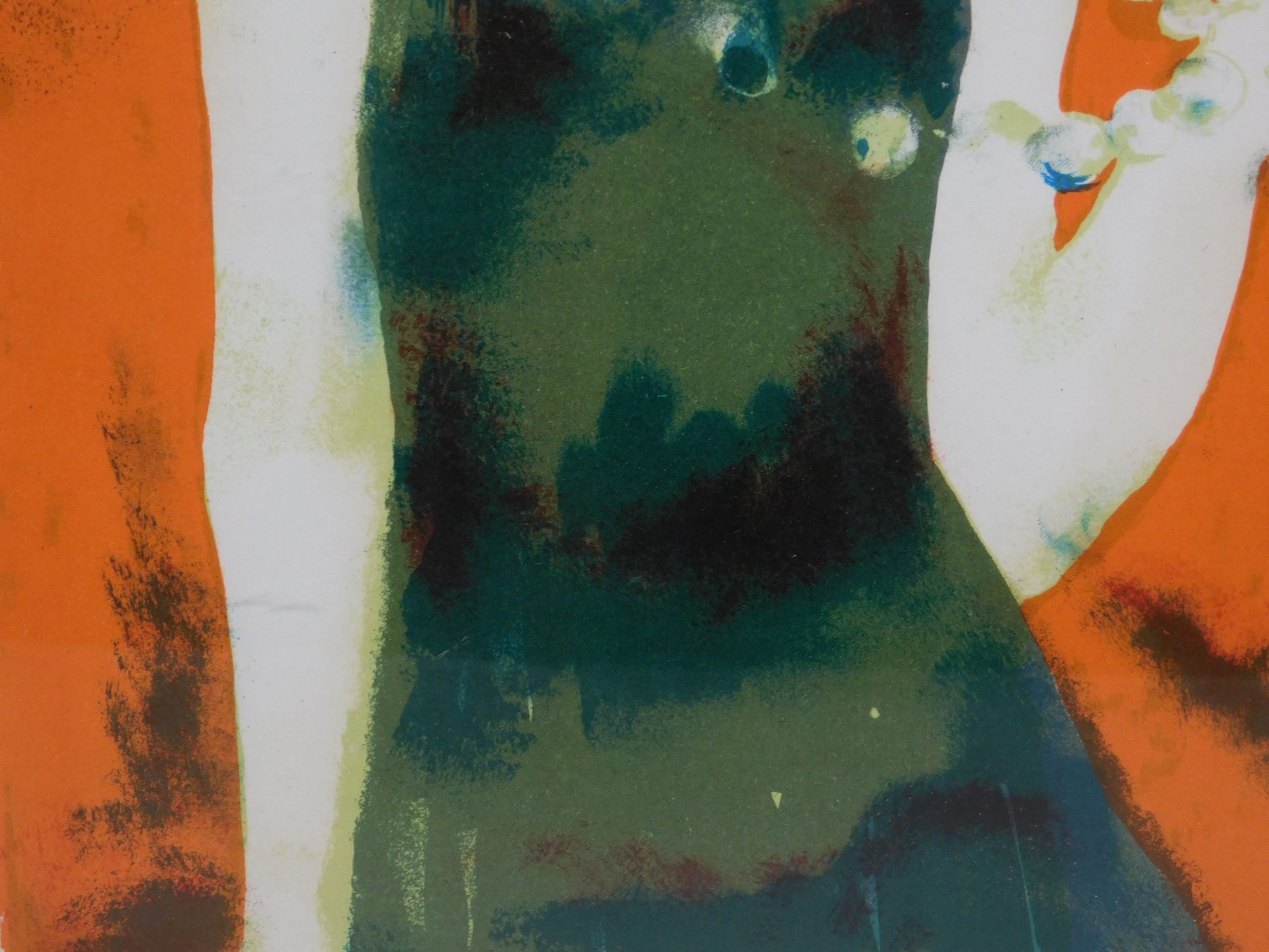 Artwork by Ramón Aguillar Moré, Woman with a Pearl Necklace, Made of Lithograph On Archival Paper