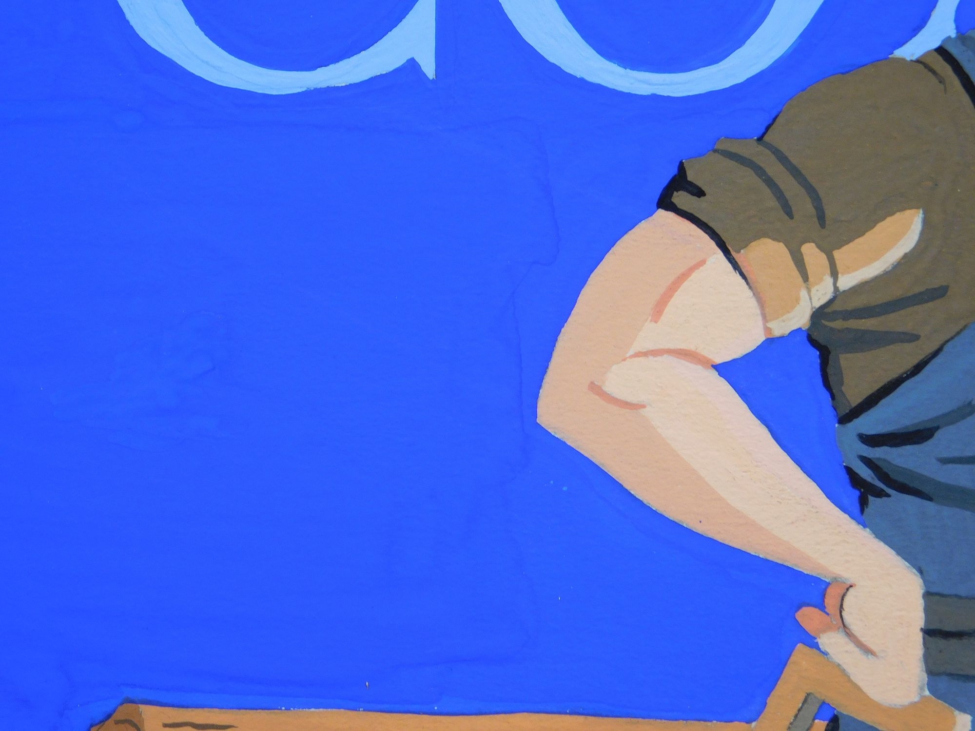 Artwork by M. Swift, Blue Coal, Western Coal Co, Made of Gouache On Illustration Board