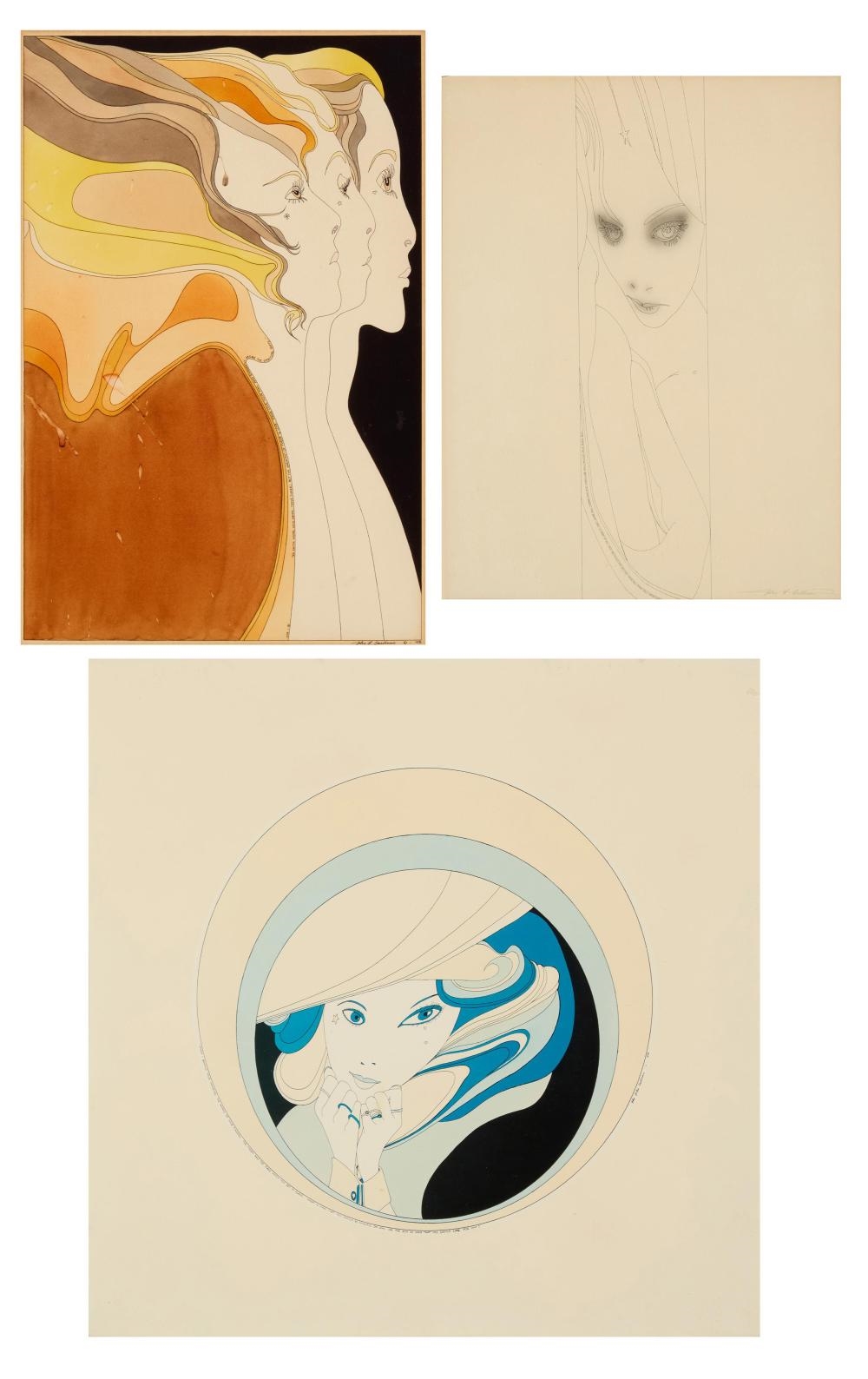 絵画/タペストリー John Luke Eastman Vintage Signed and Framed John Luke Eastman Lithograph Print