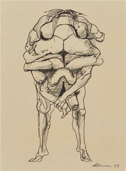 One plate from "Drawings for Dante's Inferno - Rico Lebrun