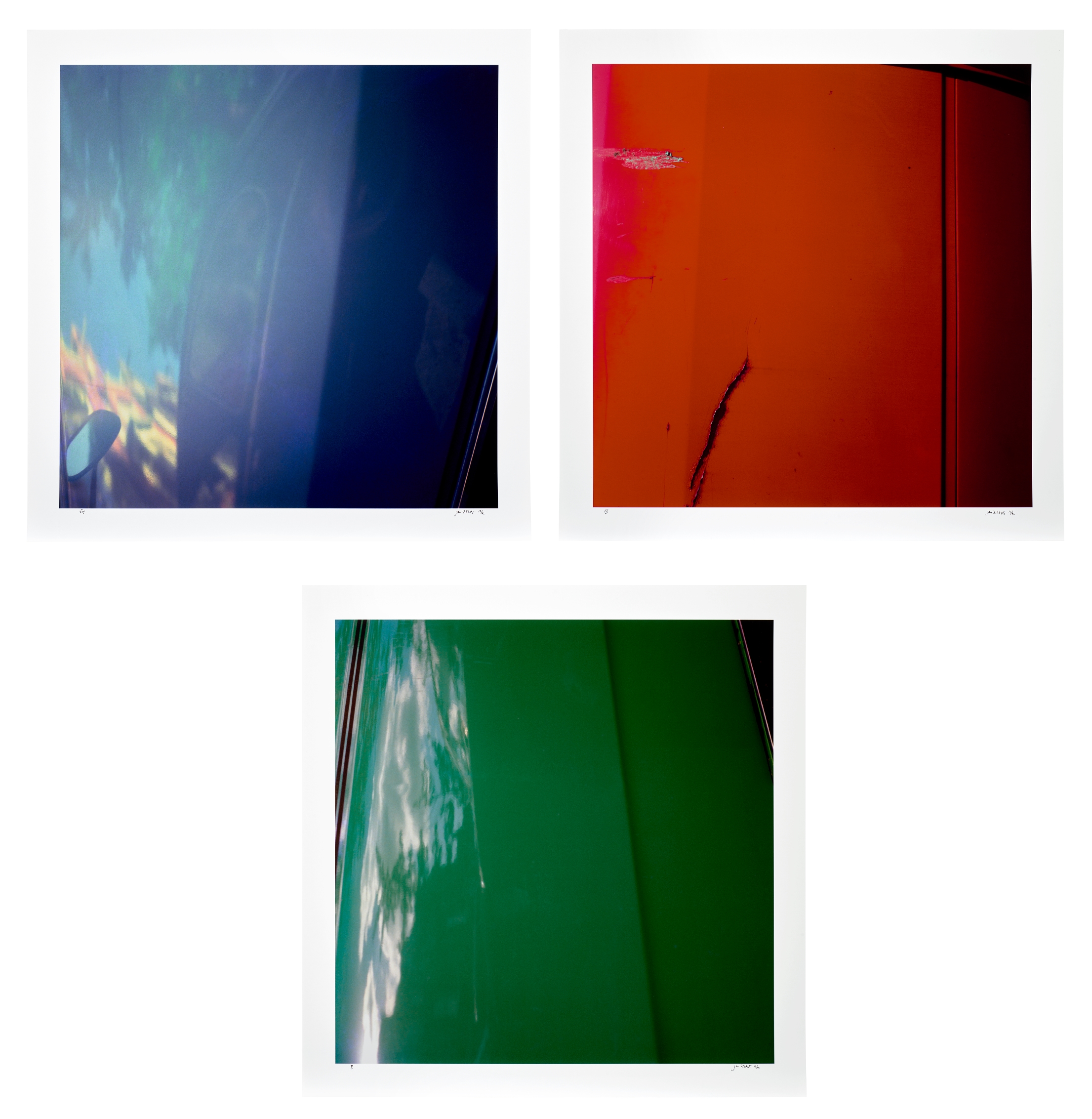 Artwork by Jan Dibbets, Colour Studies, Made of chromogenic prints