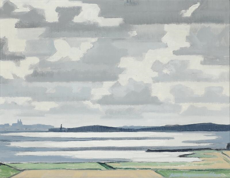 Artwork by Bent Hagedorn-olsen, Landscape, Made of Oil On Canvas