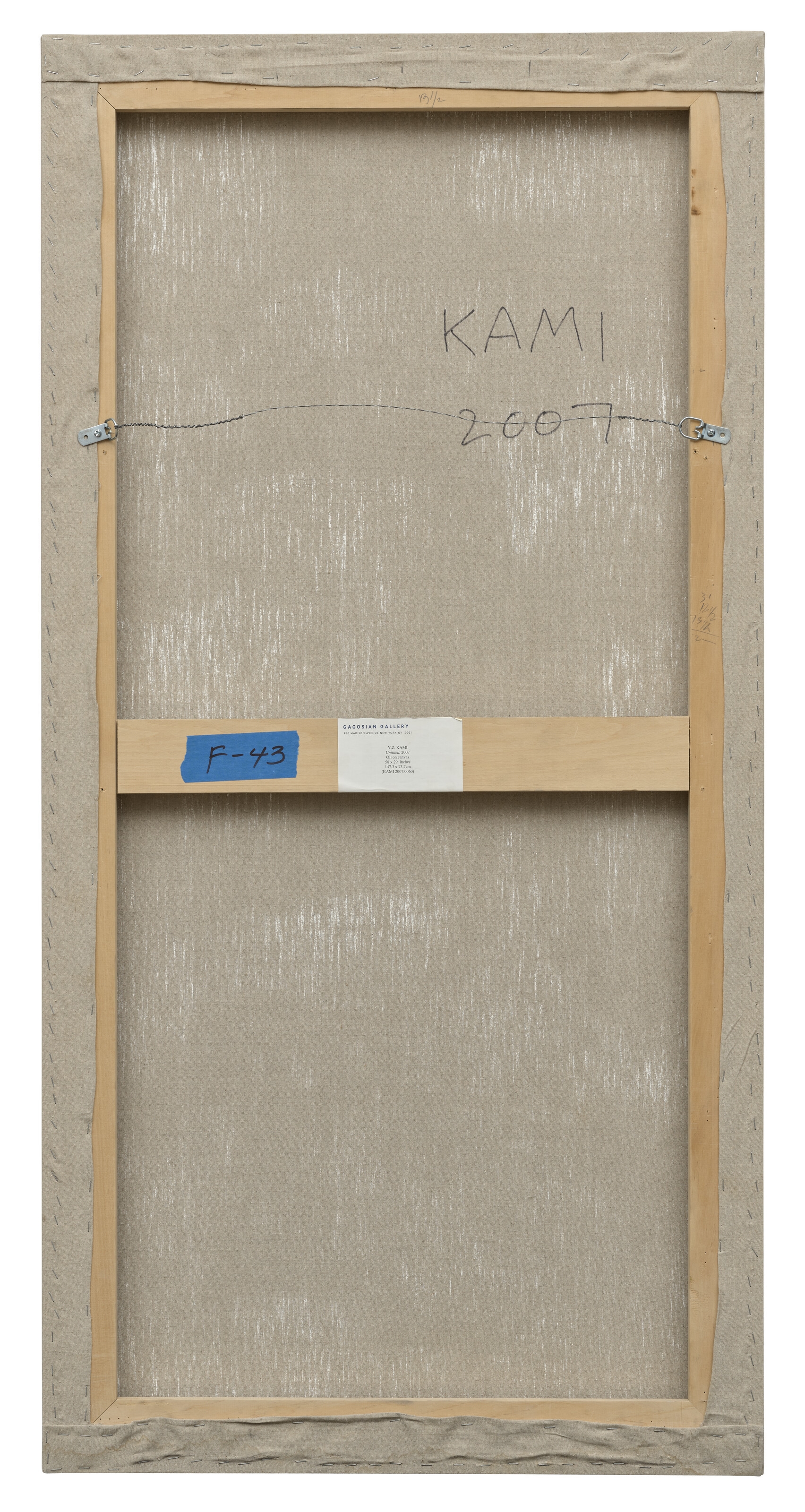 Artwork by Y.Z. Kami, Untitled, Made of oil on canvas