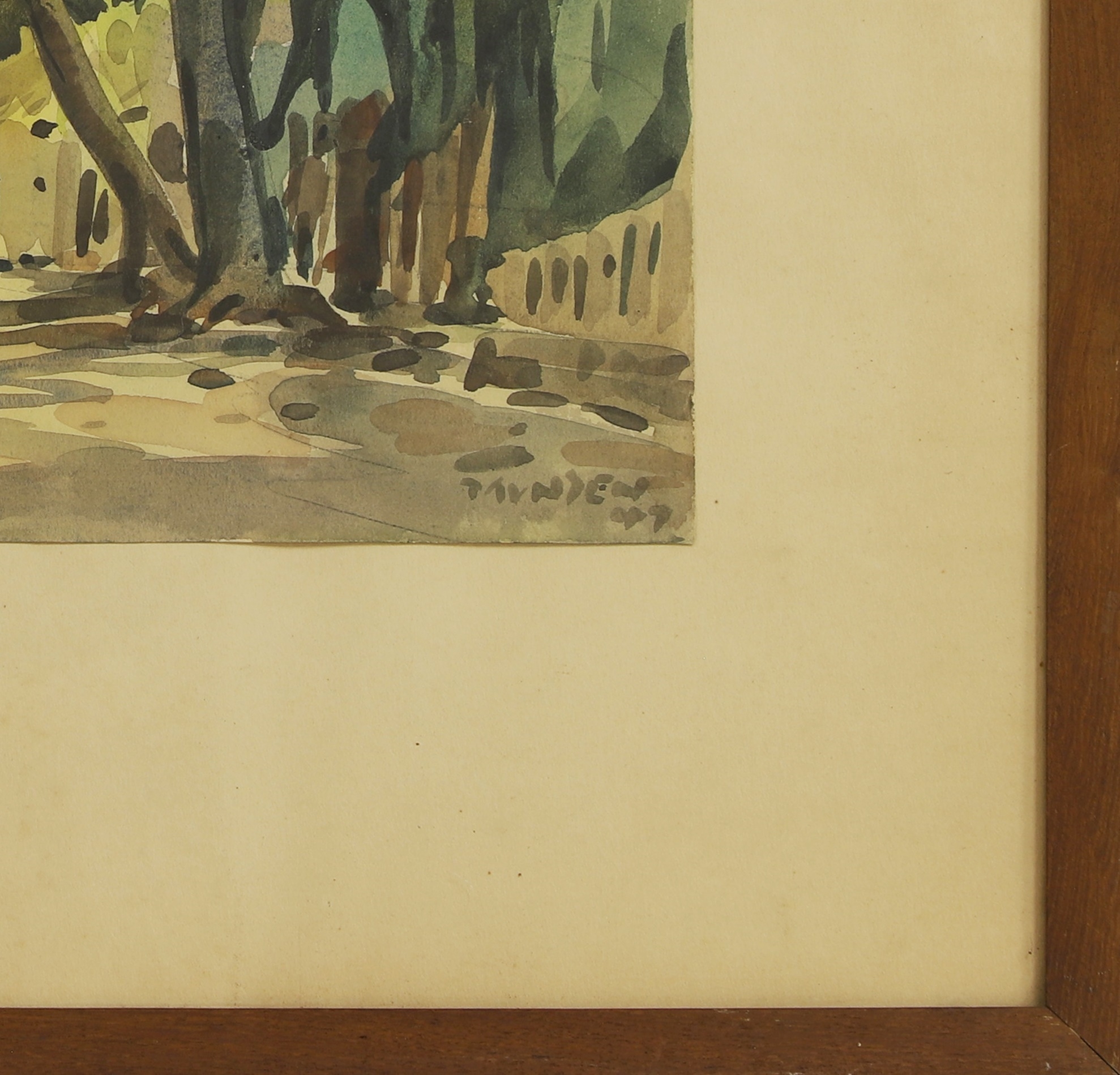 Artwork by Yong Mun Sen, Forest village, Made of Watercolour