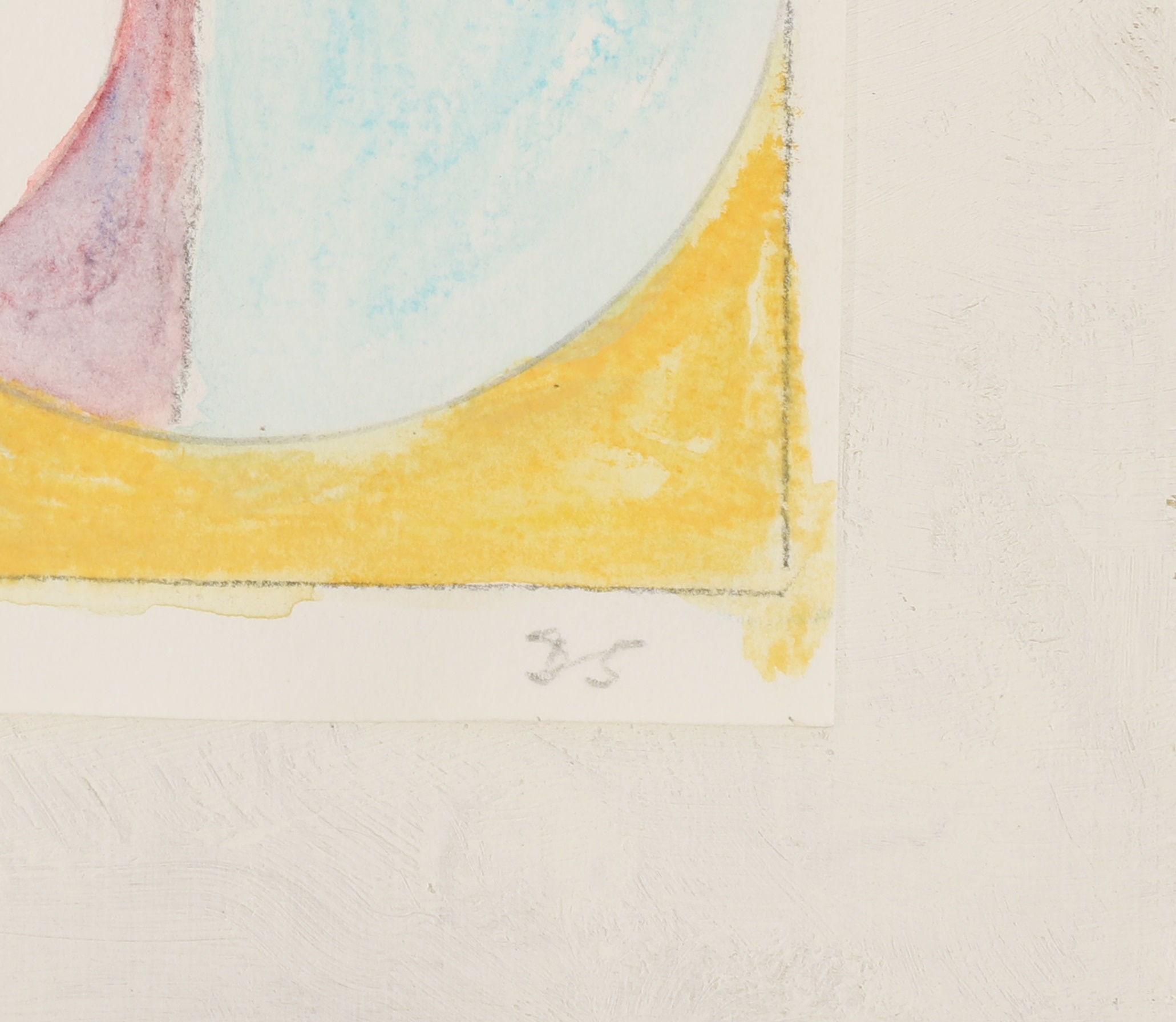 Artwork by David Saunders, Untitled, Made of Mixed Media On Paper Laid On Board