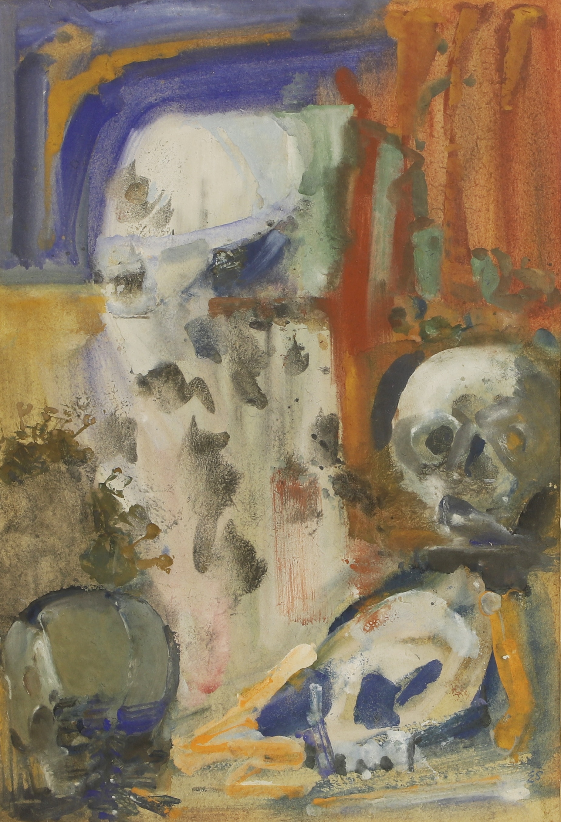 Edwin Smith | Study with skulls | MutualArt