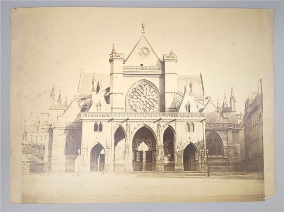 Saint-Germain-l'Auxerrois, general view - Gustave le Gray