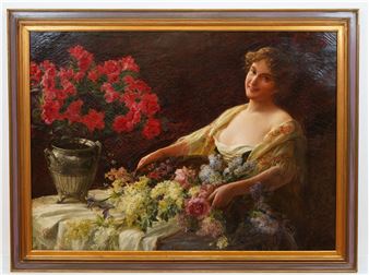&quot;La dame aux fleurs&quot; - Emil Czech