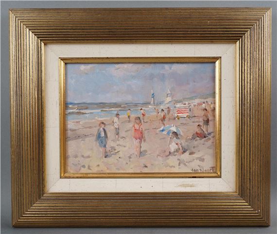 "Scène de plage" - Arie C. Van Noort