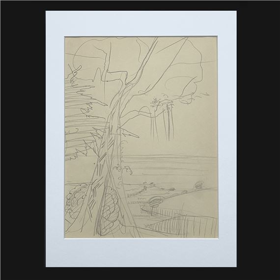 Sommerliche Bodenseelandschaft by Otto Dix, 1939