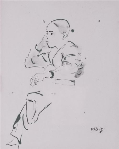 UNTITLED PORTRAIT by George Grosz