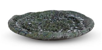 &quot;SPRING SNOW&quot; (PARTIAL GLAZED STONEWARE VESSEL), - Satoru Hoshino