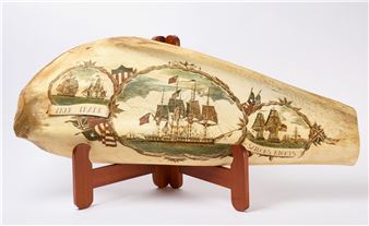 Monumental Scrimshaw Carving - Robert Spring