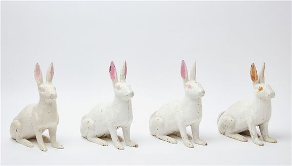 American School, 20th Century | Four Garden Rabbits (Circa 1900 ...