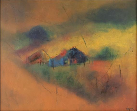 Gilbert H. Hatcher | Western Landscape (1924) | MutualArt