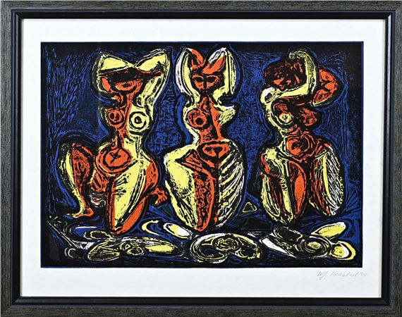 Figuren voorstelling by Willem Jacob Rozendaal, 1954