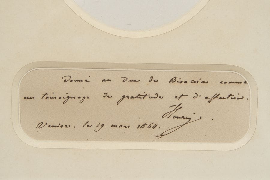 Artwork by Josef Kriehuber, Portrait of Count de Chambord, Made of Black Engraving