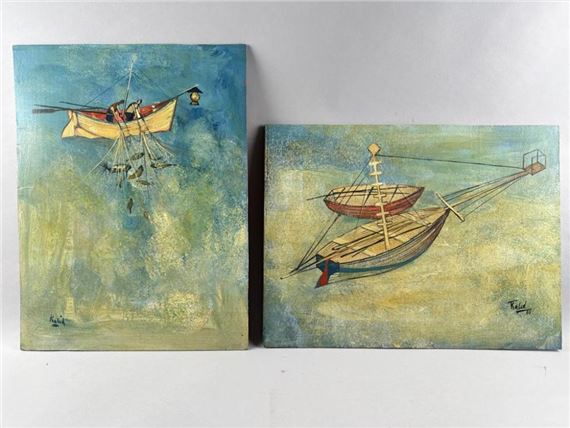 Two fishing scenes