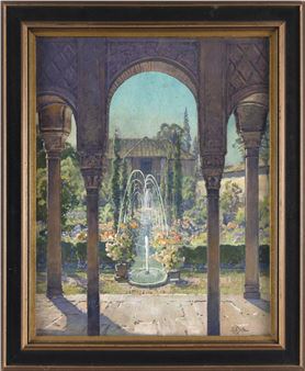Garden fountain - Hezekiah Anthony Dyer