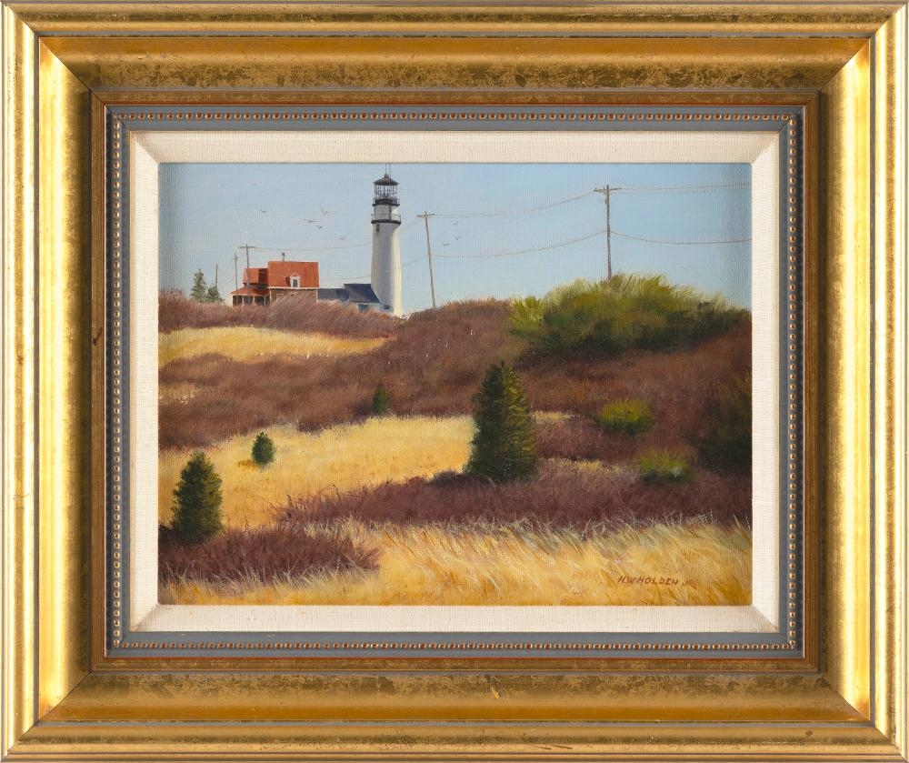 Artwork by Herbert W. Holden, Jr., Seaside Sentinel, Made of Oil On Board