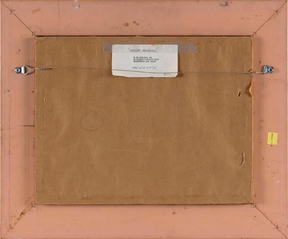 Artwork by Herbert W. Holden, Jr., Seaside Sentinel, Made of Oil On Board