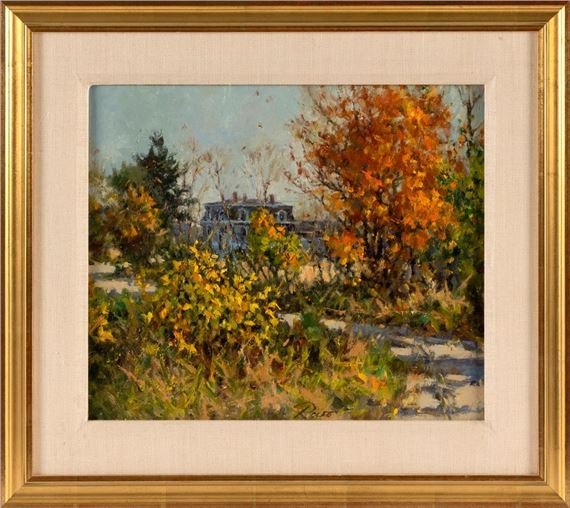 Peter Rolfe | Victorian home in autumn | MutualArt