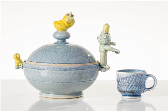 Duck Bowl with Lid & Mug - Gerit Grimm