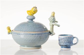 Duck Bowl with Lid & Mug - Gerit Grimm