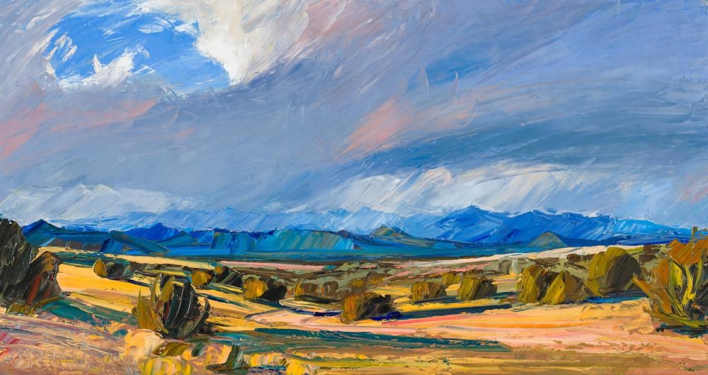 Artwork by Louisa McElwain, The Silver Lining IV, Made of Oil On Canvas