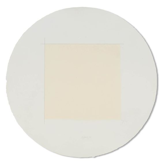 Circle Lithograph - Robert Ryman