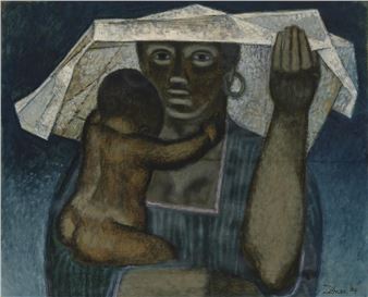 Woman and Child - Cornelis Zitman