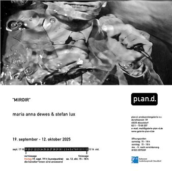 Stefan Lux & Bernhard Cella: Mirroir - Produzentengalerie Plan d.