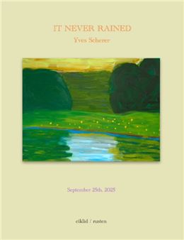Yves Scherer: It Never Rained - Galleri Golsa
