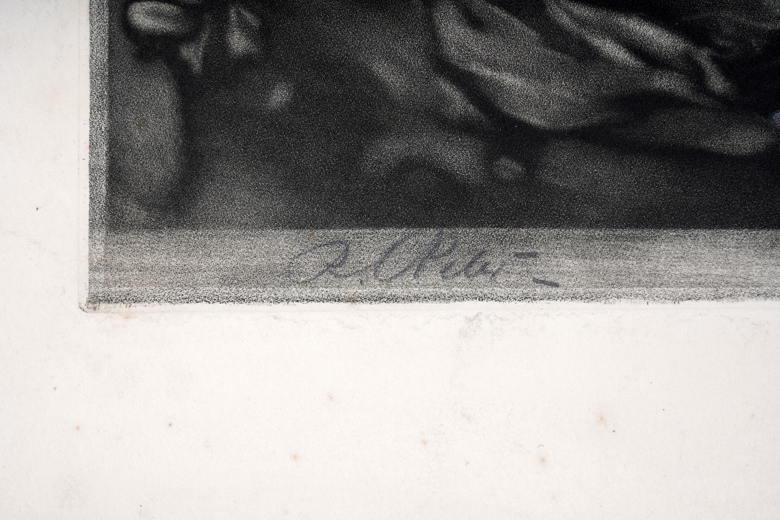 Artwork by Robert Charles Peter, The Good Samaritan, Made of Mezzotint