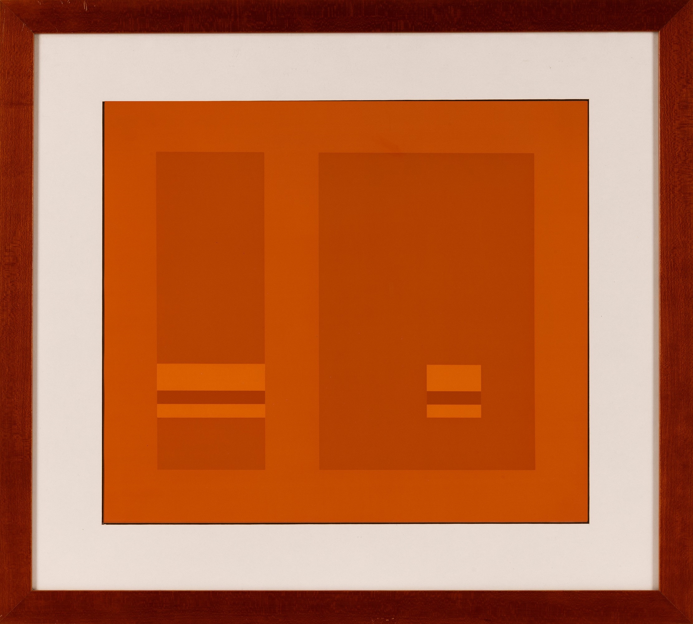 Artwork by Antonio Calderara, Senza titolo, 1968, Made of serigraph