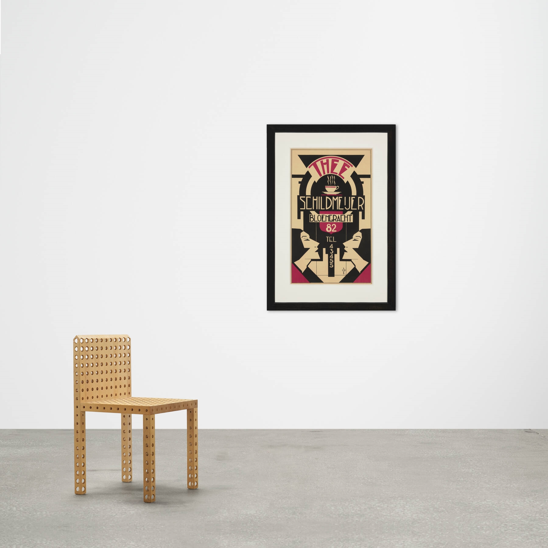 Artwork by C. B. H., Thee Schildmeijer vintage poster, Made of Print