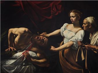 Caravaggio's Judith Beheading Holofernes. From the Palazzo Barberini, Rome - Kimbell Art Museum