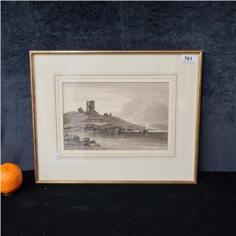 Sketch on Loch Sheelan, Ireland W Dundee 1812 - Cynthia  O’Conner