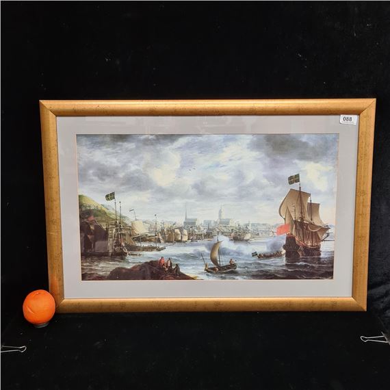 Harbour of Stockholm - Bonaventura Peeters I