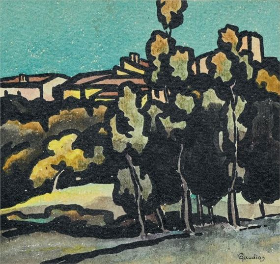 Village view by Georges Gaudion