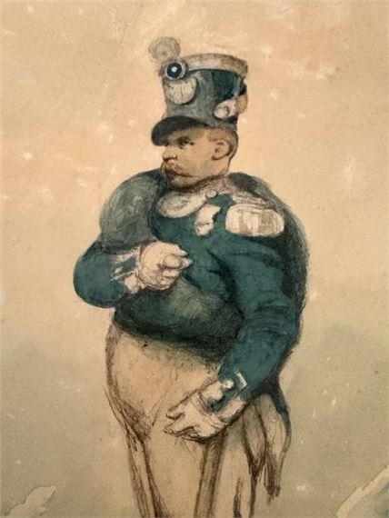 Two soldiers - Henry Monnier