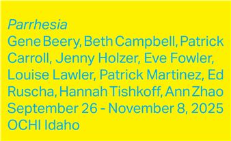 Parrhesia - Ochi Gallery, Idaho