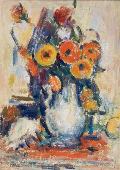 "Vase with Flowers" - Ion Musceleanu