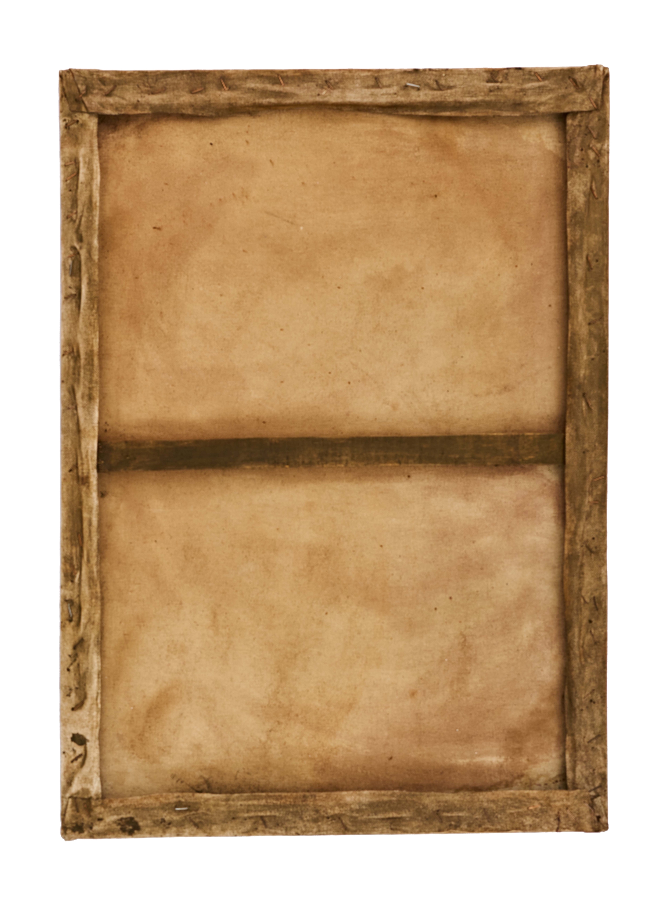 Artwork by Persian School, A Persian Painting Depicts a Qajar Lady Playing a Musical Instrument, Made of Oil On Canvas